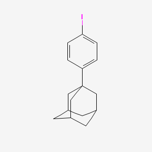 molecular formula C16H19I B1315956 1-(4-碘苯基)金刚烷 CAS No. 98611-00-8