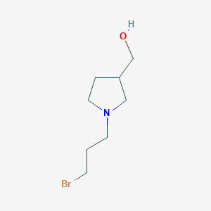 [1-(3-Bromopropyl)pyrrolidin-3-yl]methanol