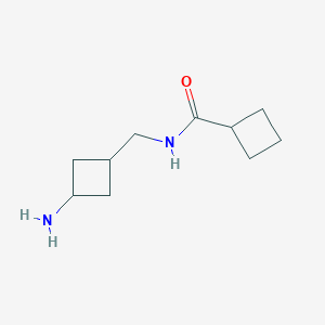 N-[(3-aminocyclobutyl)methyl]cyclobutanecarboxamide