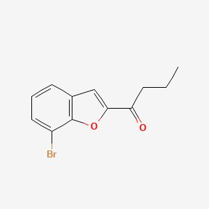 1-(7-Bromo-1-benzofuran-2-yl)butan-1-one