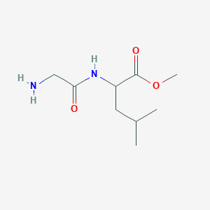 Methyl 2-(2-aminoacetamido)-4-methylpentanoate