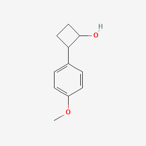 2-(4-Methoxyphenyl)cyclobutan-1-ol