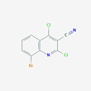 8-Bromo-2,4-dichloroquinoline-3-carbonitrile