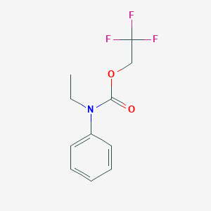 2,2,2-trifluoroethyl N-ethyl-N-phenylcarbamate