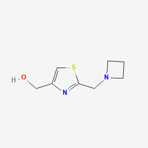 {2-[(Azetidin-1-yl)methyl]-1,3-thiazol-4-yl}methanol