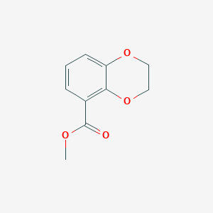 molecular formula C10H10O4 B1315977 2,3-二氢-1,4-苯二氧杂环-5-甲酸甲酯 CAS No. 214894-91-4