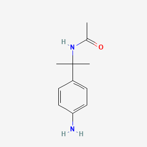 N-[2-(4-aminophenyl)propan-2-yl]acetamide