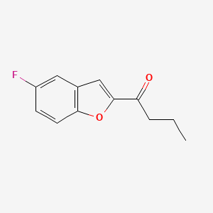 1-(5-Fluoro-1-benzofuran-2-yl)butan-1-one