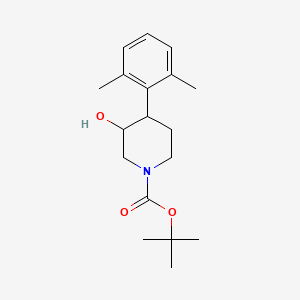 Tert-butyl 4-(2,6-dimethylphenyl)-3-hydroxypiperidine-1-carboxylate