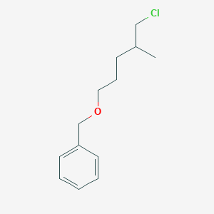 {[(5-Chloro-4-methylpentyl)oxy]methyl}benzene