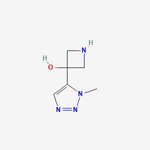 3-(1-Methyl-1H-1,2,3-triazol-5-yl)azetidin-3-ol