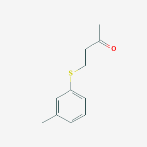 2-Butanone, 4-[(3-methylphenyl)thio]-