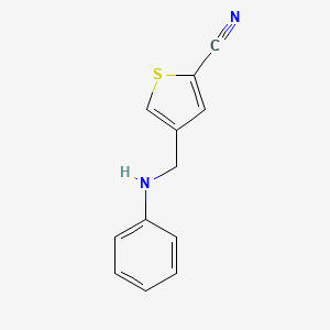 4-[(Phenylamino)methyl]thiophene-2-carbonitrile