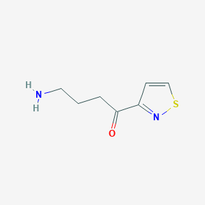 4-Amino-1-(1,2-thiazol-3-yl)butan-1-one