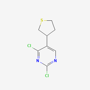 2,4-Dichloro-5-(tetrahydrothiophen-3-yl)pyrimidine