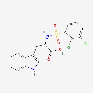 (2S)-2-(2,3-Dichlorobenzenesulfonamido)-3-(1H-indol-3-yl)propanoic acid