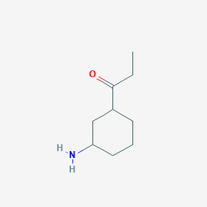 1-(3-Aminocyclohexyl)propan-1-one