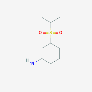 N-methyl-3-(propane-2-sulfonyl)cyclohexan-1-amine