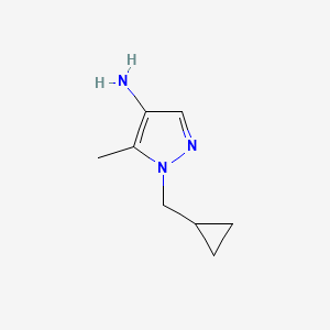 1-(Cyclopropylmethyl)-5-methyl-1h-pyrazol-4-amine