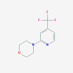 B1316005 4-(4-(Trifluoromethyl)pyridin-2-yl)morpholine CAS No. 220459-55-2