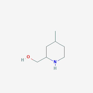 molecular formula C7H15NO B13160060 (4-Methylpiperidin-2-yl)methanol 