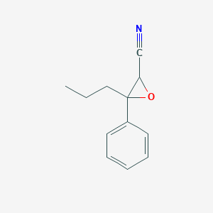 3-Phenyl-3-propyloxirane-2-carbonitrile