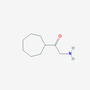 2-Amino-1-cycloheptylethan-1-one