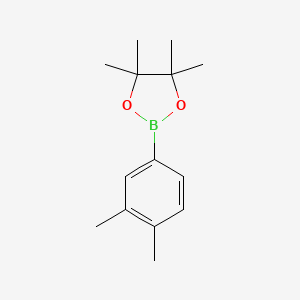 molecular formula C14H21BO2 B1316008 2-(3,4-二甲基苯基)-4,4,5,5-四甲基-1,3,2-二氧杂硼环丁烷 CAS No. 401797-00-0