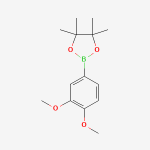 molecular formula C14H21BO4 B1316009 2-(3,4-二甲氧基苯基)-4,4,5,5-四甲基-1,3,2-二氧杂硼烷 CAS No. 365564-10-9