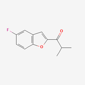 1-(5-Fluoro-1-benzofuran-2-yl)-2-methylpropan-1-one