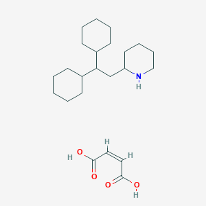 molecular formula C23H39NO4 B131602 马来酸培赫西林 CAS No. 6724-53-4