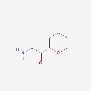 2-Amino-1-(3,4-dihydro-2H-pyran-6-yl)ethan-1-one