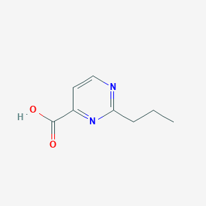 molecular formula C8H10N2O2 B13160221 2-Propylpyrimidine-4-carboxylic acid 