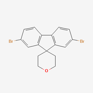 B1316024 2,7-Dibromo-2',3',5',6'-tetrahydrospiro[fluorene-9,4'-pyran] CAS No. 934269-17-7