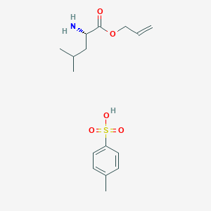 B1316025 (S)-Allyl 2-amino-4-methylpentanoate 4-methylbenzenesulfonate CAS No. 88224-03-7