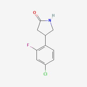 4-(4-Chloro-2-fluorophenyl)pyrrolidin-2-one