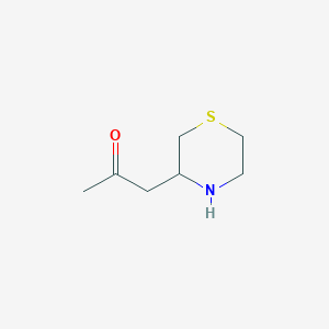 1-(Thiomorpholin-3-yl)propan-2-one