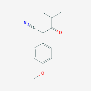 2-(4-Methoxyphenyl)-4-methyl-3-oxopentanenitrile