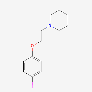 molecular formula C13H18INO B1316040 1-(2-(4-碘苯氧基)乙基)哌啶 CAS No. 103808-68-0