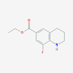 Ethyl 8-fluoro-1,2,3,4-tetrahydroquinoline-6-carboxylate