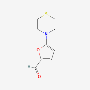 5-(Thiomorpholin-4-yl)furan-2-carbaldehyde