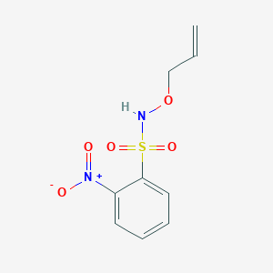 molecular formula C9H10N2O5S B1316047 N-(Allyloxy)-2-nitrobenzenesulfonamide CAS No. 359442-67-4