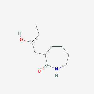 3-(2-Hydroxybutyl)azepan-2-one