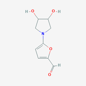 5-(3,4-Dihydroxypyrrolidin-1-yl)furan-2-carbaldehyde