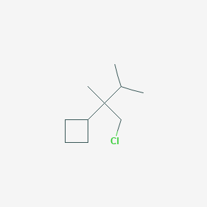 (1-Chloro-2,3-dimethylbutan-2-yl)cyclobutane