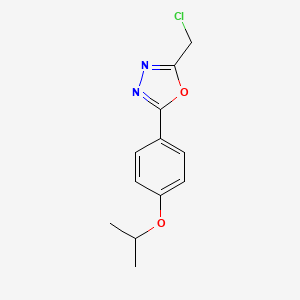 2-(Chloromethyl)-5-(4-isopropoxyphenyl)-1,3,4-oxadiazole