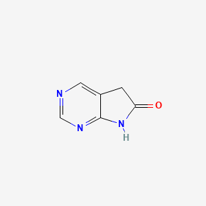 molecular formula C6H5N3O B1316067 5H-吡咯并[2,3-d]嘧啶-6(7H)-酮 CAS No. 5817-96-9