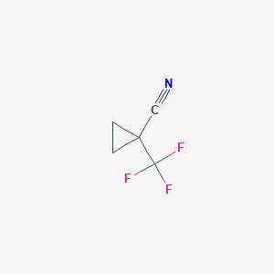 molecular formula C5H4F3N B1316070 1-(三氟甲基)环丙烷-1-腈 CAS No. 96110-56-4