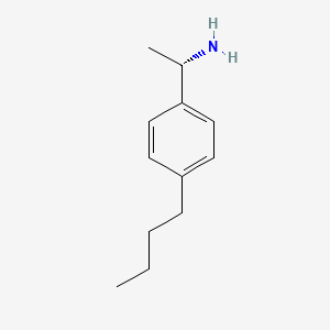 molecular formula C12H19N B13160702 (1S)-1-(4-butylphenyl)ethanamine 