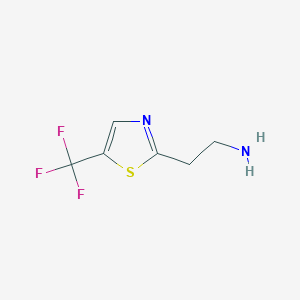 2-[5-(Trifluoromethyl)-1,3-thiazol-2-yl]ethan-1-amine